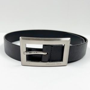 Kenneth Cole Genuine Leather Black Belt Sz Small